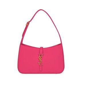 Saint Laurent Le 5 à 7 Leather Hobo Bag Pink BRAND NEW